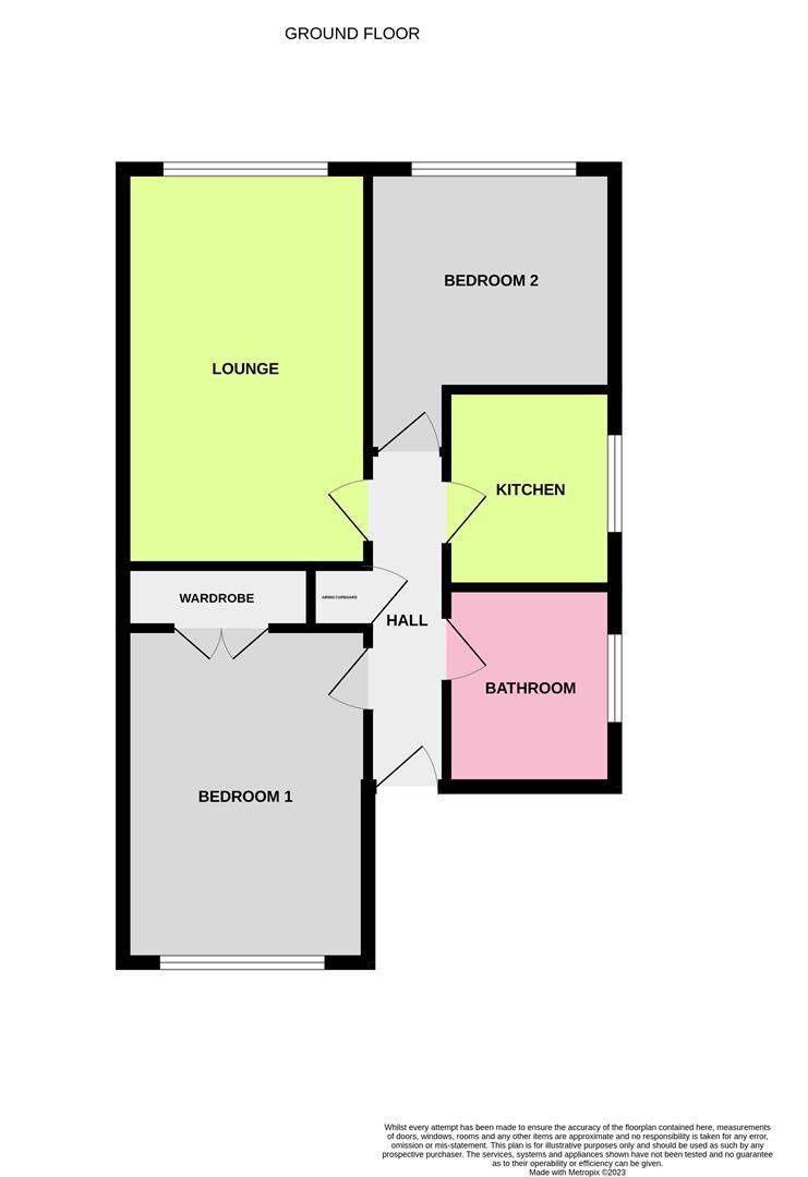 Floor Plan | Apartment | Broadwater Hall, South Farm Road, Worthing, West Sussex, BN14 7BP | For Sale